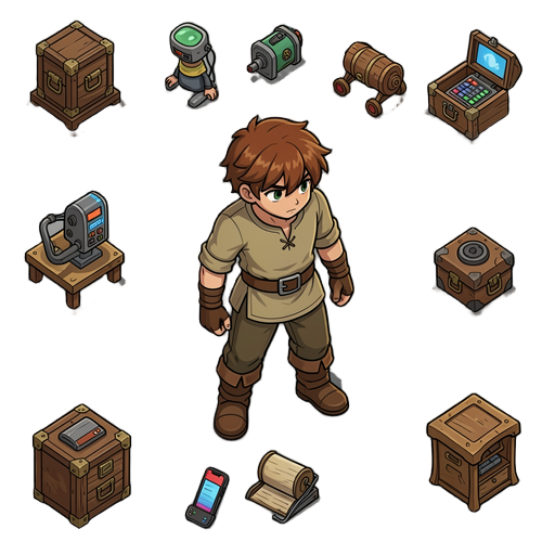 this character is looking e one direction, create more 7 classic directions in top down rpg games