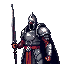 armored warriors wearing steel helmets, and large swords, create sprites sheet