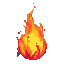 flames, flames spill fan-shaped, flames spill, game skill effect