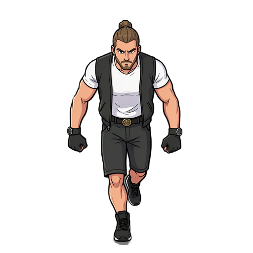 walking, punch