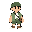 ele apocalipiser como mas com roupa de saldado como uma muchila na costa  com animacao