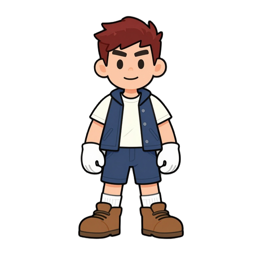 ele apocalipiser como mas com roupa de saldado como uma muchila na costa  com animacao