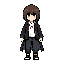 um personagem inspirado em omori e the coffin of the andy and leyley