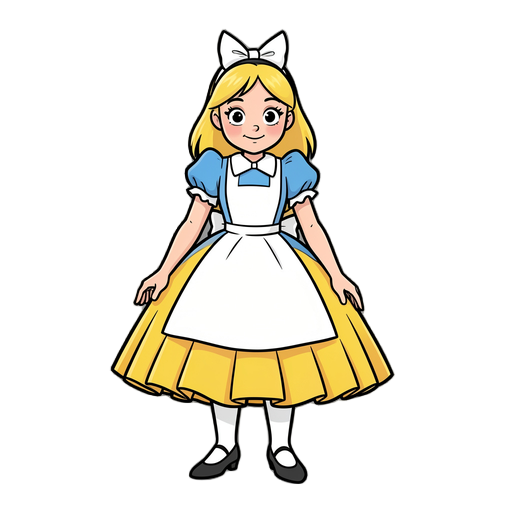 alice the alice in wonderland diferentes sprintes 2d for cuphead stile