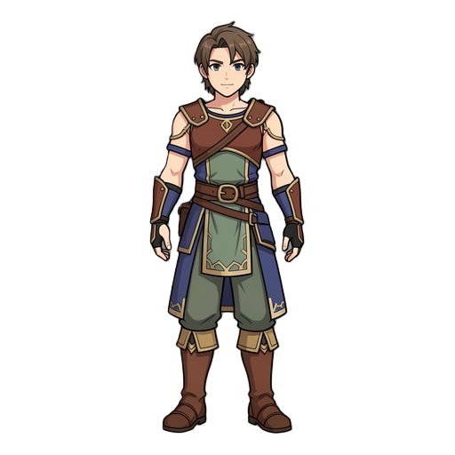 sprite, base sprite, human body, final fantasy
