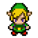 create zelda minish cap character sprite