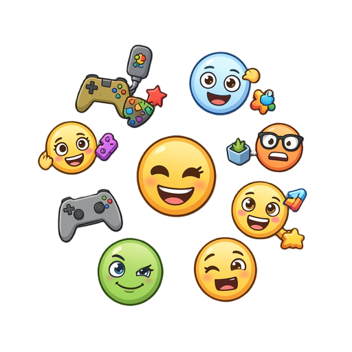 variables virtual emojis at games 