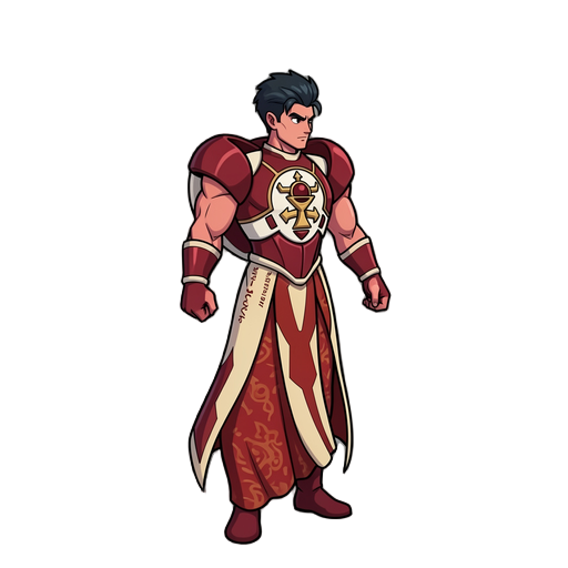 2d platformer character, side view, facing right, neutral idle pose, full body, transparent background.