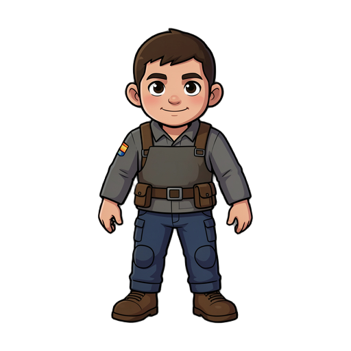 tansforme esse personagem em estilo a primeira imagem que vc ccriou