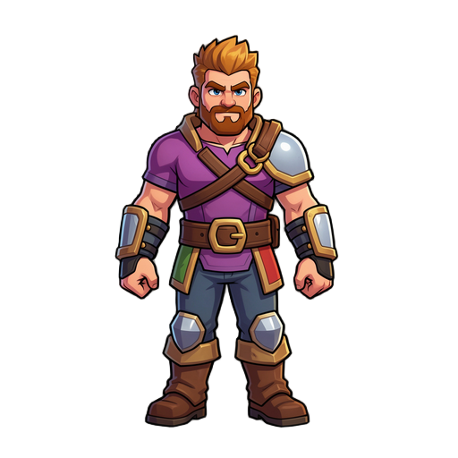crie imagens dos personagens do jogo clash royale 