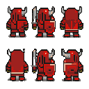 creator this carácter from 3 different viewers angles, back viewer, front viewer, side viewer, rucoy game, 2d
