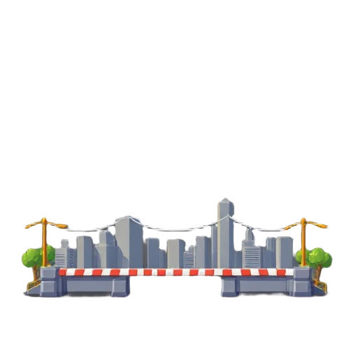 high bar, city barrier