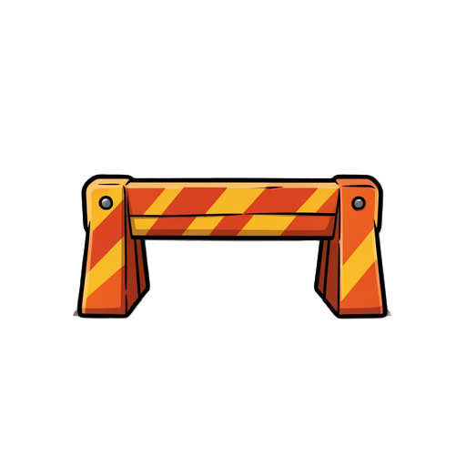 no crossing, barrier 
