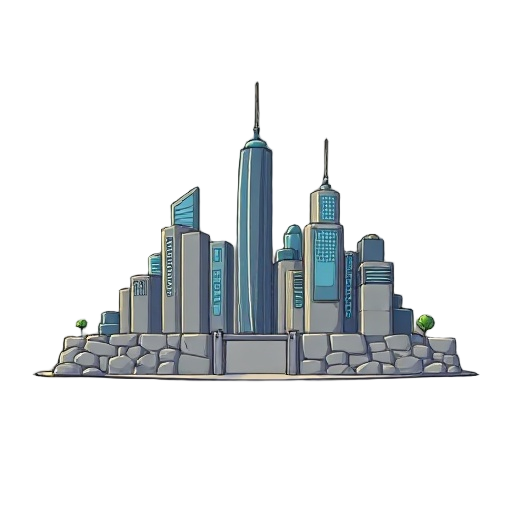 tall city barrier with nothing under it