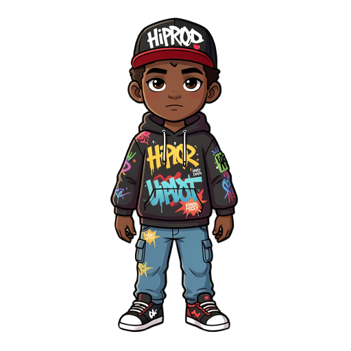graffiti hiphop kid