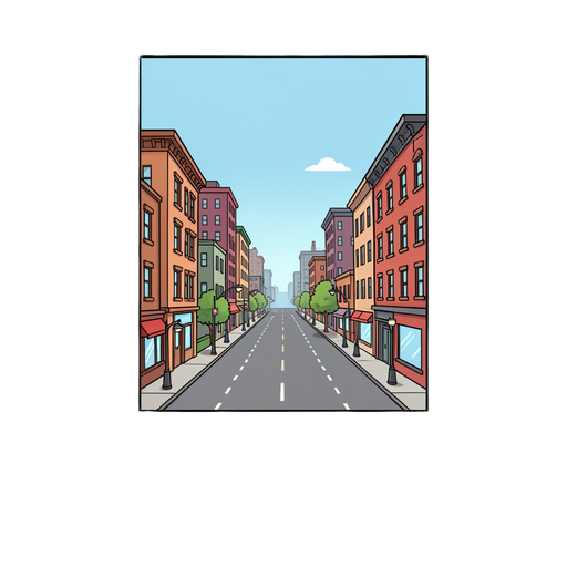 street of city vertical