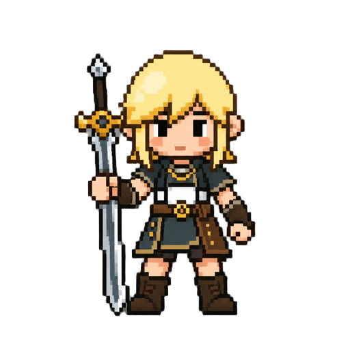 agora preciso que ele tenha uma espada fina igual da fiora