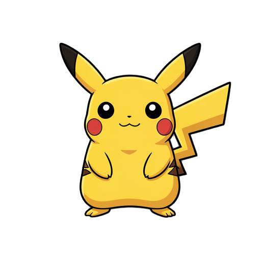make pikachu png for game