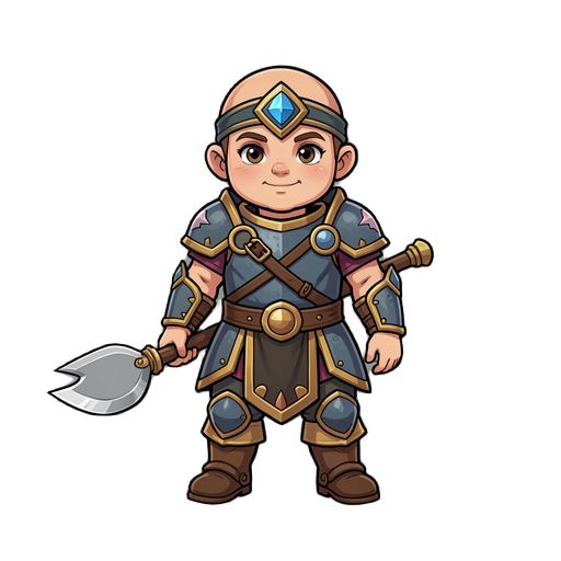 make baby warrior with cook weapon