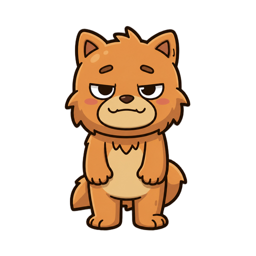 a monster 2d like picture, style cute chibi