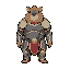 capivara com armadura