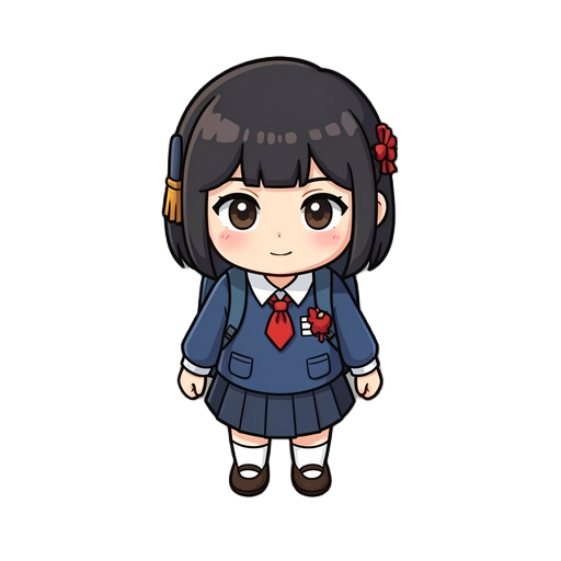 karakter pelajar perempuan jepang