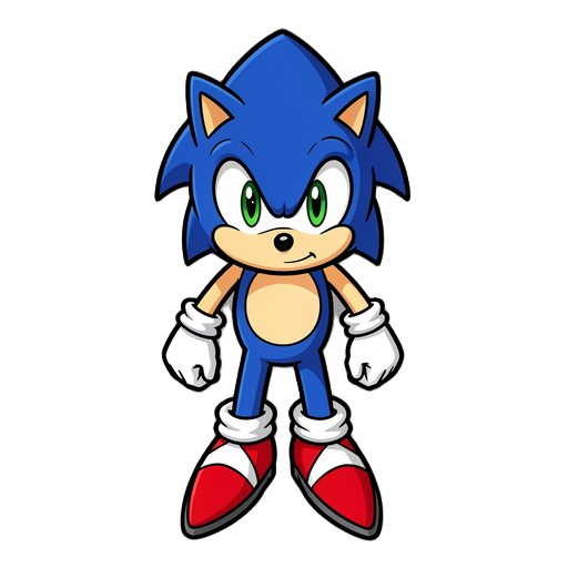 faz sprite do sonic de mega drive