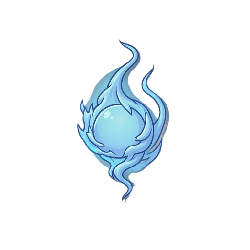 a small spirit with transparent background