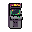 give me an arcade machine that is in the 16 pixels wide by 24 pixels tall range. it must be all pixels 
