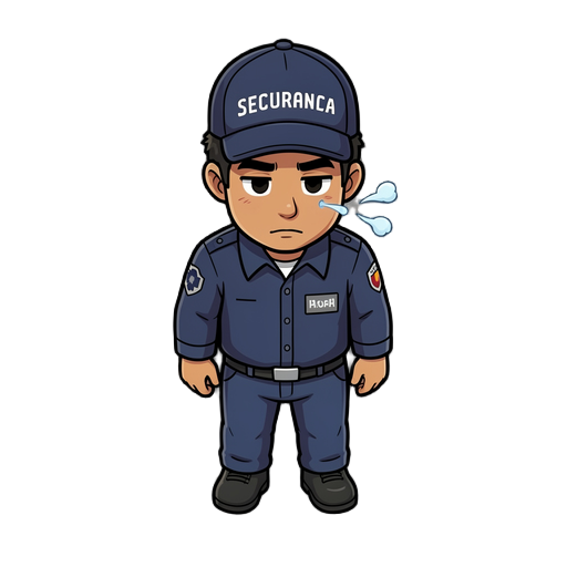 faça ele parado respirando