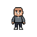 make an modern pixel character 