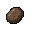 32x32 pixel art item icon, dark wuxia style, single top-left light source, 1px dark outline (not pure black), no background, centered single object, muted oppressive palette, no glossy highlights, no cute style, game inventory icon crude brown herbal pill