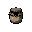 32x32 pixel art item icon, dark wuxia style, single top-left light source, 1px dark outline (not pure black), no background, centered single object, muted oppressive palette, no glossy highlights, no cute style, game inventory icon, small ceramic ointment