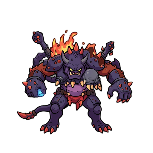 generate idle, run, attack for this monster