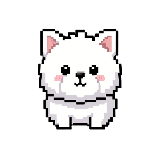 可愛的2d pixel西高地白梗