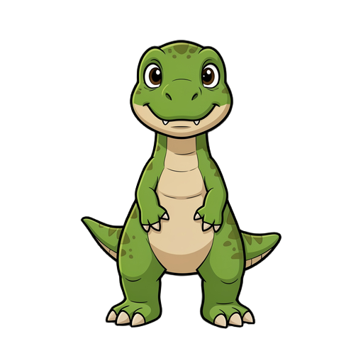 quero que você faça um dinossauro filhote 