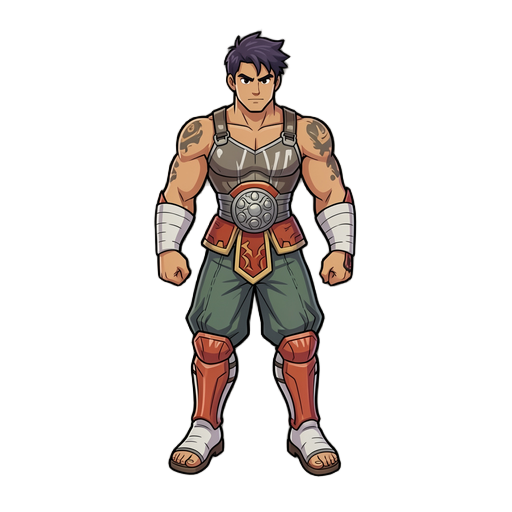 create a right-facing idle pose for this same character.
