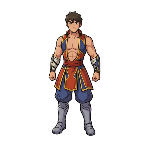 create a right-facing idle pose for this same character.