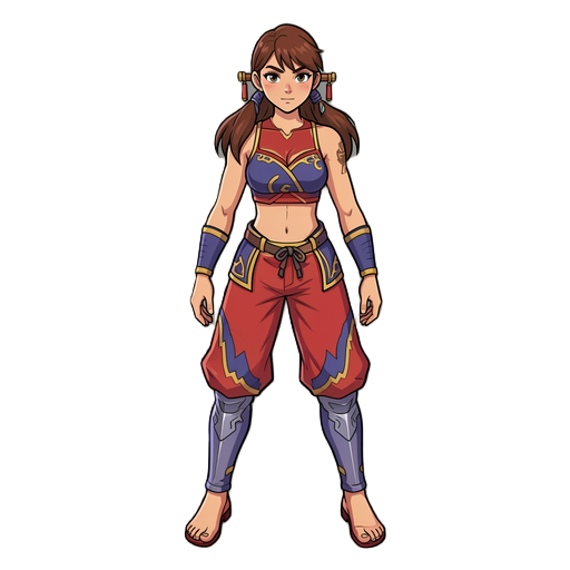 create a right-facing idle pose for this same character.
