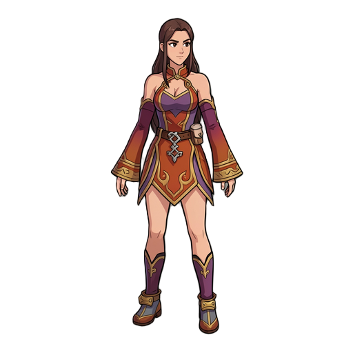 create a right-facing idle pose for this same character.
