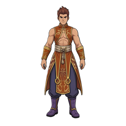 create a right-facing idle pose for this same character.