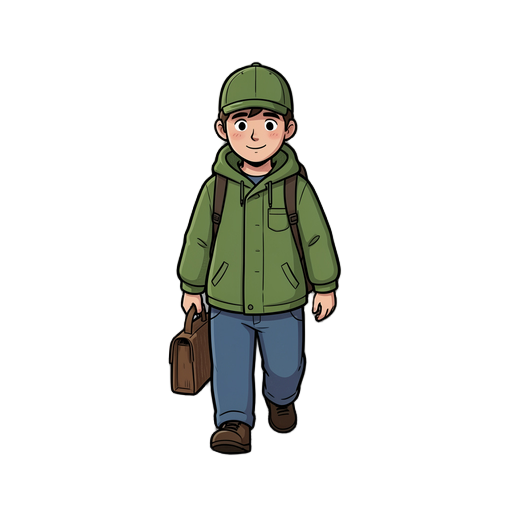 walk, hand drawing