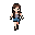 crie essa imagem animada 32x32 . a animação dela e andando e quero ela animada para colocar no construct 3 , e quero ela com 6 frames de animação , crie ela em qualidade boa 