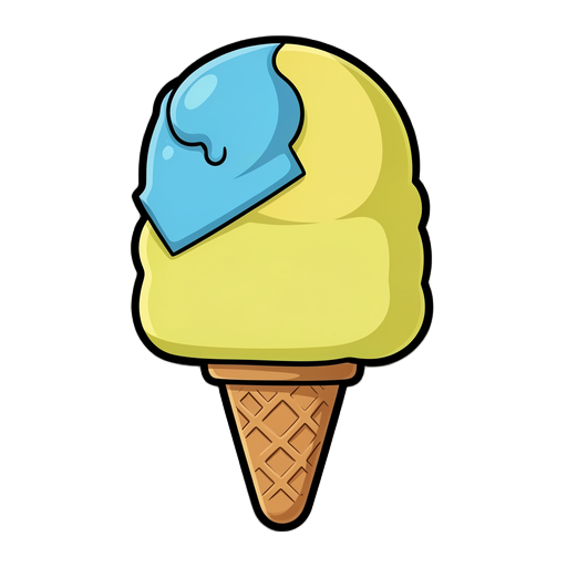 aeff00 color ice cream