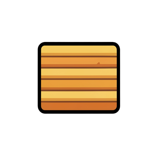 2d game asset, black border layer, flat vector style. horizontal striped texture. clean borders, solid colors, cartoon game style. transparent background.