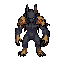 pixel art rpg monster sprite, preserve design exactly, 64x64