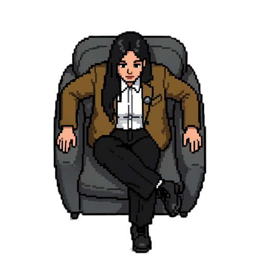 woman character pixel art 