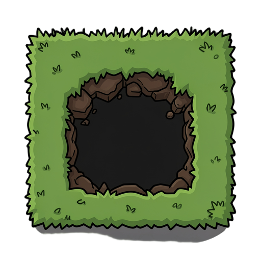 i want grass bloc 48*48 the inside must be black