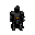 crie um cavaleiro sombrio em no estilo 64bits