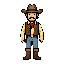 gaucho with hat and mustache